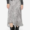 Midi-Rock Lisanne aus Burnout-Samt Midi-Rock Lisanne aus Burnout-Samt