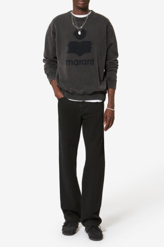 Mikoy Baumwoll-Sweatshirt mit Logo