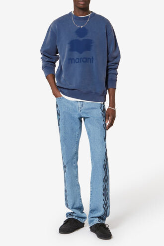 Mikoy Baumwoll-Sweatshirt mit Logo