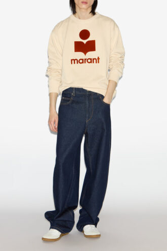 Mikoy Baumwoll-Sweatshirt mit Logo