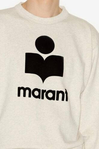 Mikoy Baumwoll-Sweatshirt mit Logo