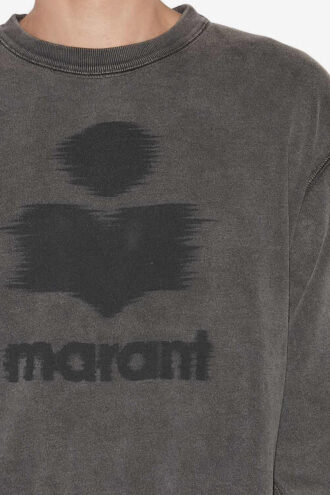Mikoy Baumwoll-Sweatshirt mit Logo