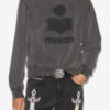 Mikoy Baumwoll-Sweatshirt mit Logo