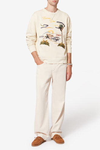 Mikoy Sweatshirt aus Baumwolle mit Stickerei