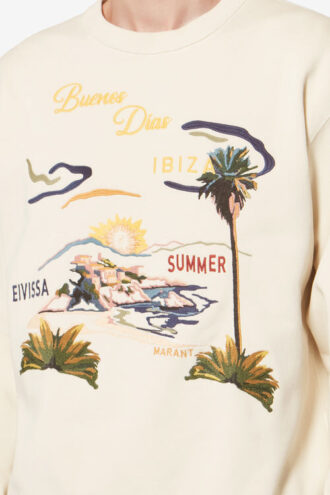 Mikoy Sweatshirt aus Baumwolle mit Stickerei