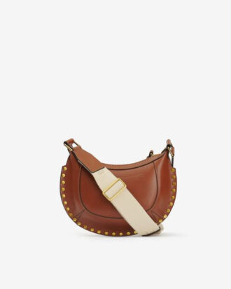Mini Moon Leder-Schultertasche Baguette