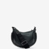 Mini Moon Schultertasche aus genarbtem Leder Mini Moon Schultertasche aus genarbtem Leder
