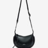 Mini Moon Schultertasche aus genarbtem Leder Mini Moon Schultertasche aus genarbtem Leder