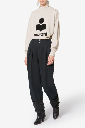 Moby Baumwoll-Sweatshirt mit Logo