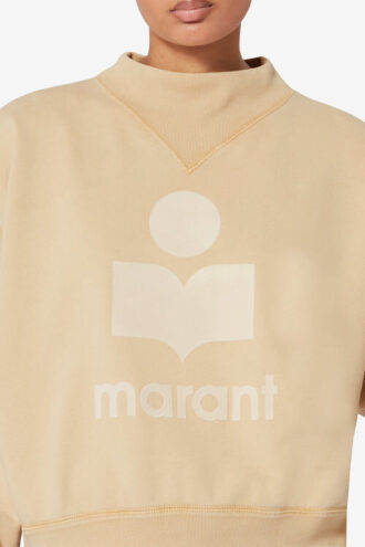 Moby Baumwoll-Sweatshirt mit Logo