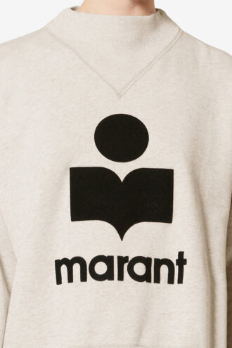 Moby Baumwoll-Sweatshirt mit Logo