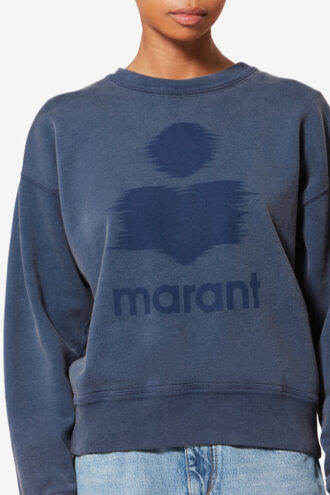 Mobyli Baumwoll-Sweatshirt mit Logo
