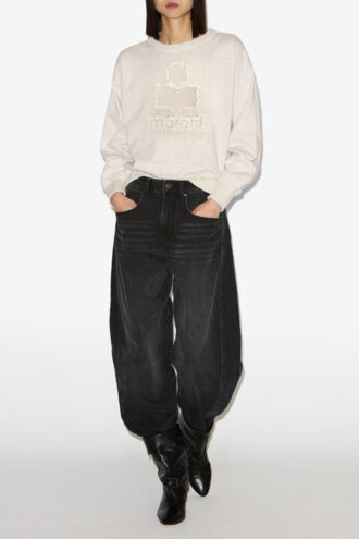 Mobyli Sweatshirt aus Baumwollfleece
