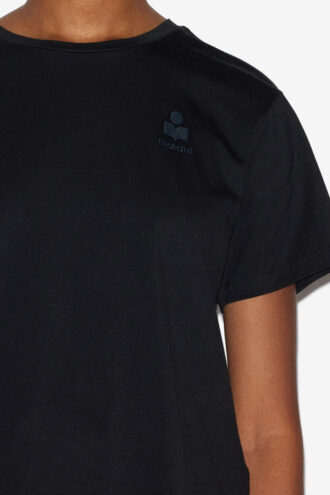 Mody Kurzarm-Baumwoll-T-Shirt mit Logo