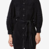Moe Verwaschenes Chambray-Hemdkleid Moe Verwaschenes Chambray-Hemdkleid