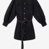 Moe Verwaschenes Chambray-Hemdkleid Moe Verwaschenes Chambray-Hemdkleid