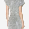 Nadilia Kurzes Metallic-Jerseykleid Nadilia Kurzes Metallic-Jerseykleid