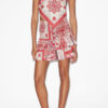 Naomi Smocked Baumwollvoile-Rock mit Bandana-Print Naomi Smocked Baumwollvoile-Rock mit Bandana-Print