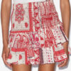 Naomi Smocked Baumwollvoile-Rock mit Bandana-Print Naomi Smocked Baumwollvoile-Rock mit Bandana-Print