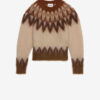 Natania Mohair-Pullover mit Fair-Isle-Muster
