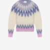 Natania Mohair-Pullover mit Fair-Isle-Muster Natania Mohair-Pullover mit Fair-Isle-Muster