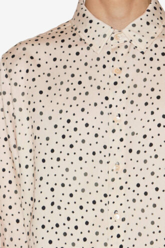 Nathan Fließendes Polka-Dot-Hemd Nathan Fließendes Polka-Dot-Hemd