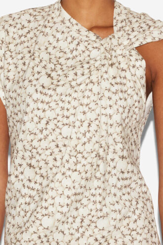 Nayda Asymmetrisches Baumwoll-T-Shirt