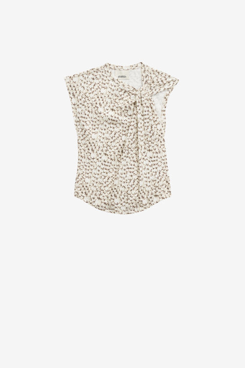 Nayda Asymmetrisches Baumwoll-T-Shirt Nayda Asymmetrisches Baumwoll-T-Shirt