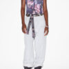 Nayda Asymmetrisches bedrucktes Baumwoll-T-Shirt Nayda Asymmetrisches bedrucktes Baumwoll-T-Shirt