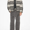 Nelkis Jacquardjacke mit grafischem Muster
