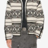 Nelkis Jacquardjacke mit grafischem Muster