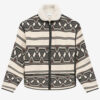 Nelkis Jacquardjacke mit grafischem Muster