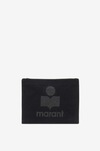 Nettia Baumwoll-Clutch mit Logo