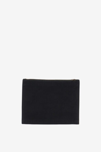 Nettia Baumwoll-Clutch mit Logo