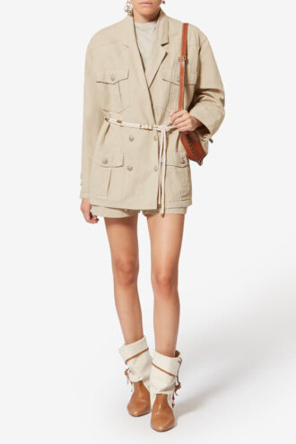 Nevala Jacke aus Baumwolle und Leinen