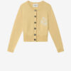 Newton Strickjacke aus Baumwolle und Wolle mit Logo Newton Strickjacke aus Baumwolle und Wolle mit Logo