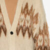 Nielson Mohair-Strickjacke mit Fair-Isle-Muster