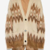 Nielson Mohair-Strickjacke mit Fair-Isle-Muster