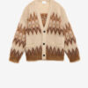 Nielson Mohair-Strickjacke mit Fair-Isle-Muster