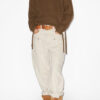 Noelia Pullover aus gerippter und geflochtener Merinowolle