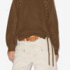 Noelia Pullover aus gerippter und geflochtener Merinowolle