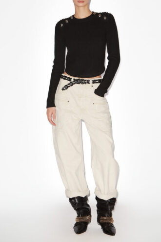 Nust Gerippter Merinowollpullover Nust Gerippter Merinowollpullover