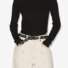 Nust Gerippter Merinowollpullover