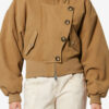 Oana Kurze Twill-Jacke im Mantelstil Oana Kurze Twill-Jacke im Mantelstil