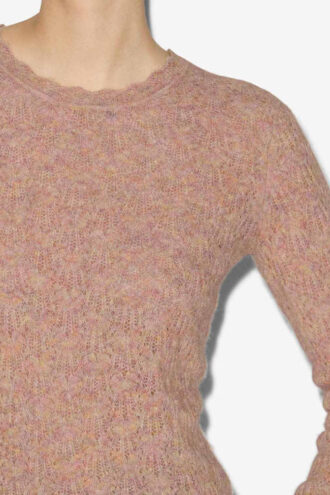 Obeline-Strickpullover mit Lochmuster Obeline-Strickpullover mit Lochmuster