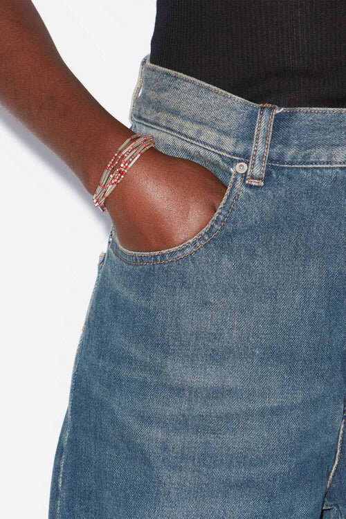 Olathe Armband aus Stein und Messing Olathe Armband aus Stein und Messing