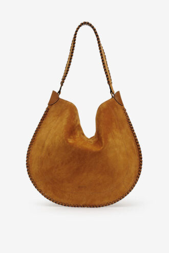Oskan Hobo Soft Bag aus geflochtenem Kalbswildleder