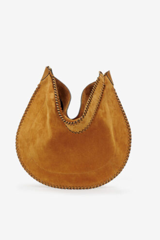 Oskan Hobo Soft Bag aus geflochtenem Kalbswildleder