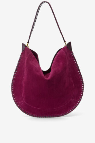 Oskan Hobo Soft Tasche aus geflochtenem Kalbswildleder