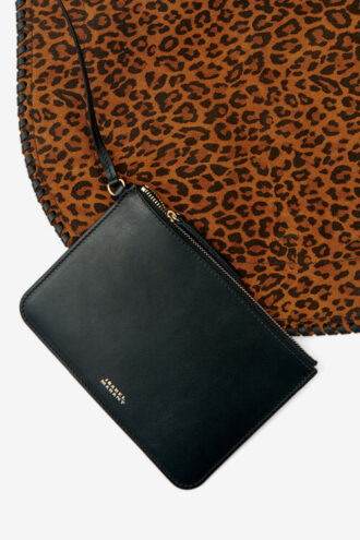 Oskan Hobo Tasche aus weichem, bedrucktem Kalbswildleder